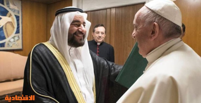 وفد رسمي برئاسة وزارة الشؤون الإسلامية يلتقي بابا الفاتيكان