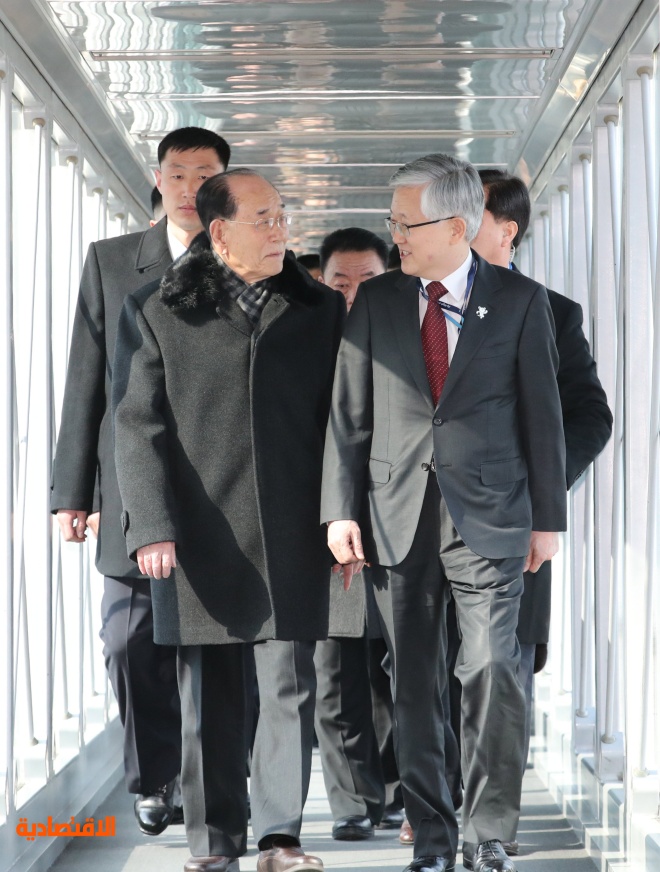 لقاء ومصافحة بين رئيسي الكوريتين..على هامش الألعاب الأولمبية الشتوية 
