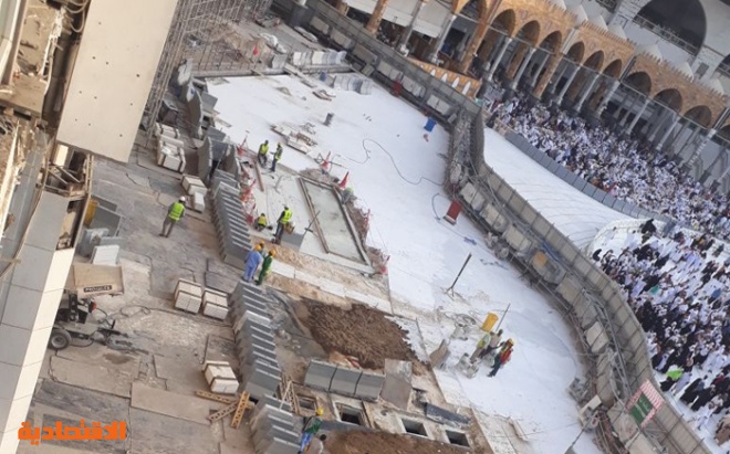 افتتاح صحن المطاف في المسجد الحرام الثلاثاء المقبل بعد إعادة تأهيل بئر زمزم