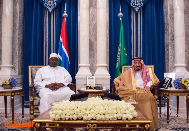 الملك يستعرض مجالات التعاون مع رئيس جامبيا
