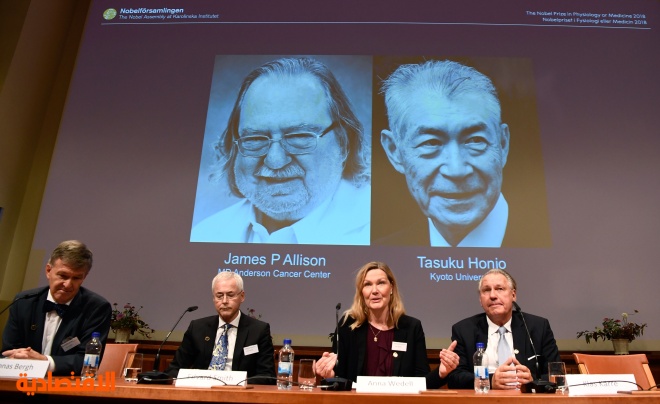 أمريكي وياباني يفوزان بجائزة نوبل للطب لعام 2018