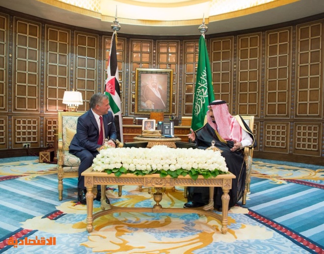 الملك يستقبل ملك الأردن ونائب رئيس الإمارات ورئيس وزراء باكستان ونائب رئيس وزراء إثيوبيا