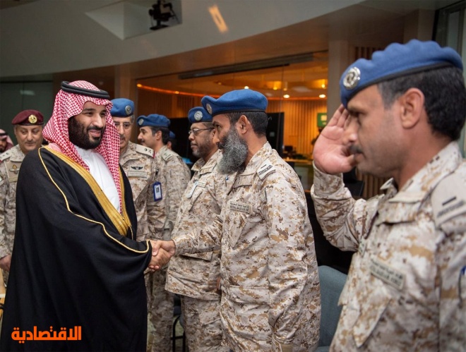 الأمير محمد بن سلمان يترأس إيجازا عن الاستعداد القتالي والجاهزية للقطاع الشمالي