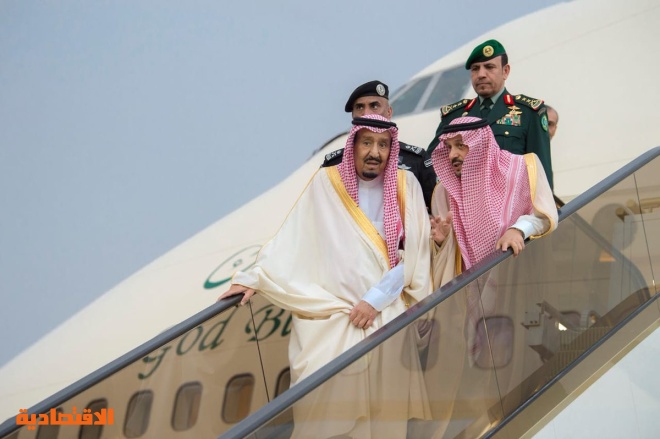 الملك سلمان يصل إلى الرياض قادماً من حائل 