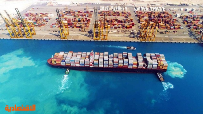 ارتفاع الطاقة الإنتاجية لميناء الملك عبدالله 36 % في عام 2018