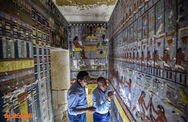 اكتشاف مقبرة تاريخية عمرها 4300 عام جنوب القاهرة 