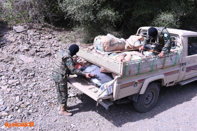 الداخلية : الأفواج الأمنية تحبط تهريب مخدرات وأسلحة في الحدود الجبلية الجنوبية