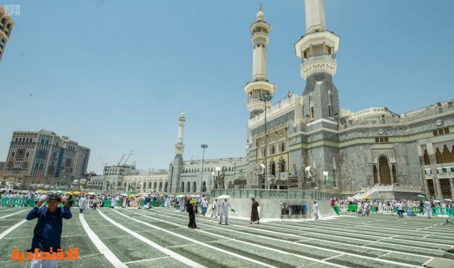 "شؤون الحرمين" : إنجاز 85% من مشروع تطوير الساحات الخارجية للمسجد الحرام