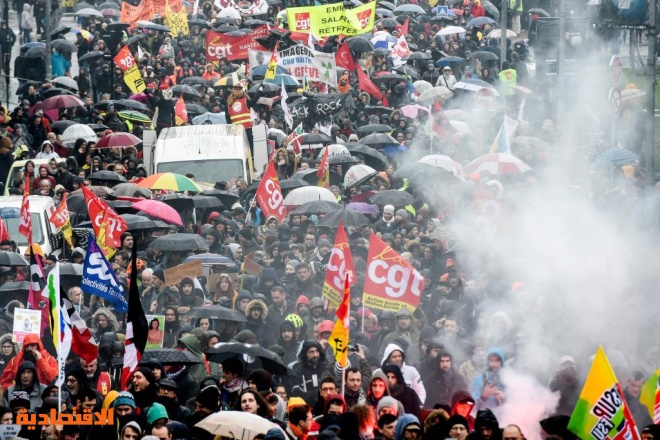 تظاهرات جديدة ضد إصلاح أنظمة التقاعد في فرنسا