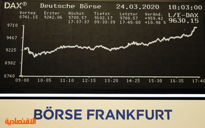 مؤشر "داكس" الألماني يغلق على أكبر مكاسب نقطية في تاريخه.. وبارقة أمل في أسواق العالم