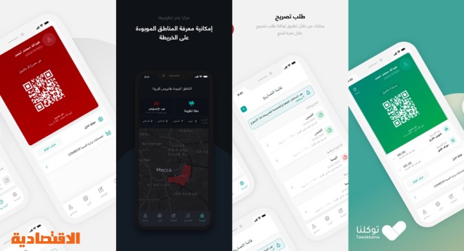 سدايا تطلق تطبيق توكلنا لإدارة التصاريح الإلكترونية خلال منع التجول صحيفة الاقتصادية
