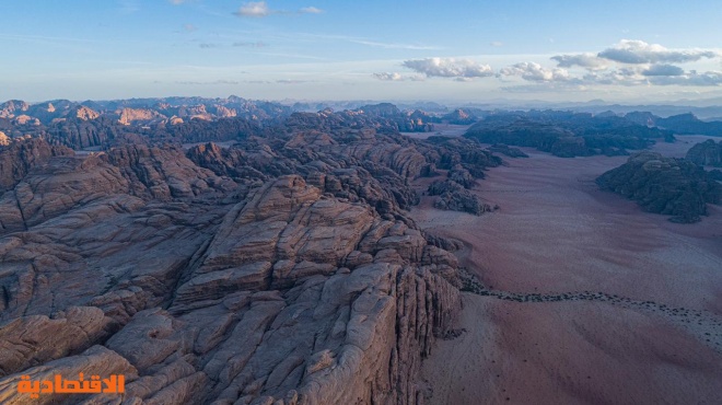  جمال الطبيعة في صحراء بجده غرب تبوك.