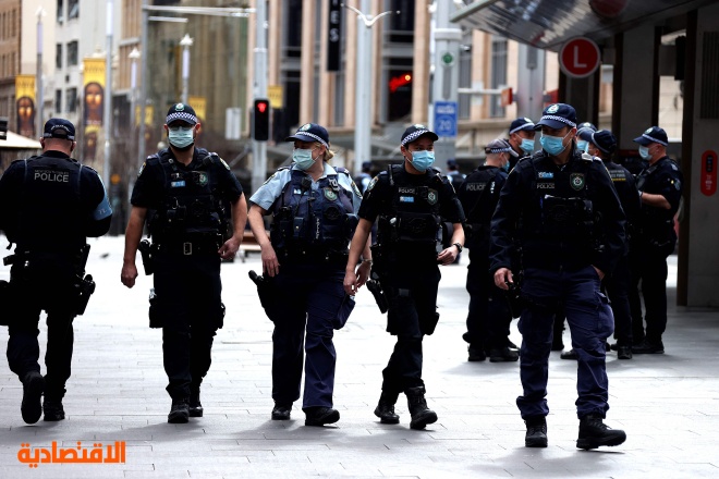 شرطة أستراليا تمنع احتجاجا مناهضا لقيود كورونا مع ارتفاع الإصابات 