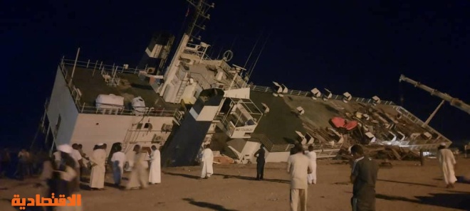 غرق سفينة محملة بـ 16 ألف رأس غنم في ميناء سواكن السوداني