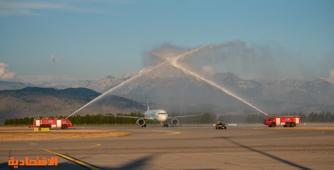 طيران ناس يطلق أولى رحلاته المباشرة بين الرياض والجبل الأسود