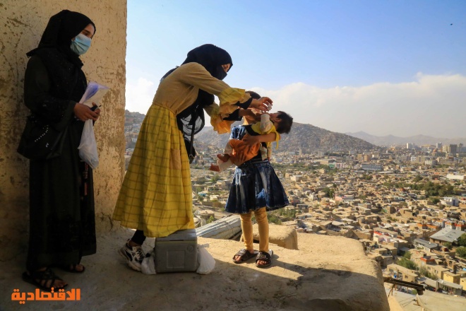 حملة لتطعيم 9.9 مليون طفل أفغاني ضد شلل الأطفال