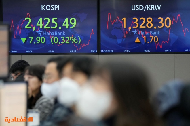 الأسهم اليابانية تتراجع إثر مخاوف من تباطؤ الاقتصاد العالمي