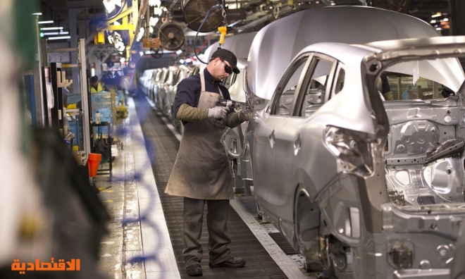 إنتاج السيارات في بريطانيا ينمو 9.9% خلال الشهر الماضي 