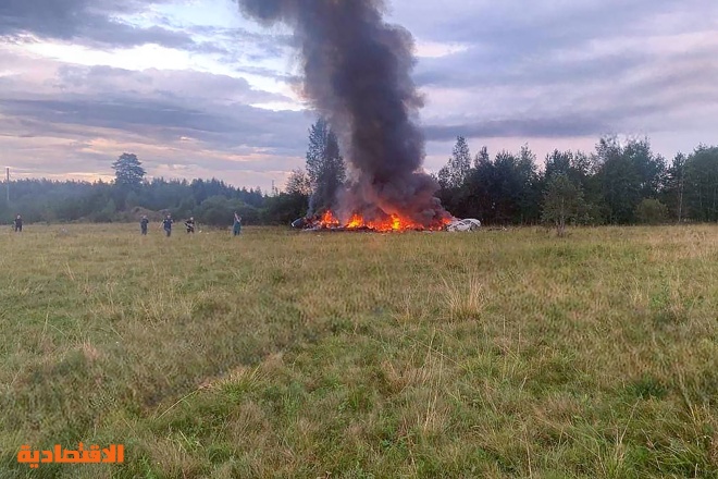 روسيا: مقتل 10 أشخاص في سقوط طائرة تحمل قائد فاغنر