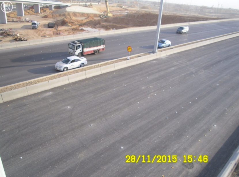 افتتاح المسار المتجه غربًا من تقاطع طريق الشيخ جابر مع طريق خريص