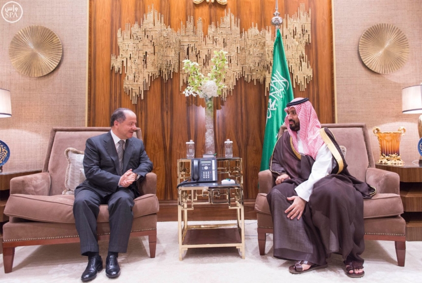 ولي ولي العهد يلتقي رئيس إقليم كردستان العراق