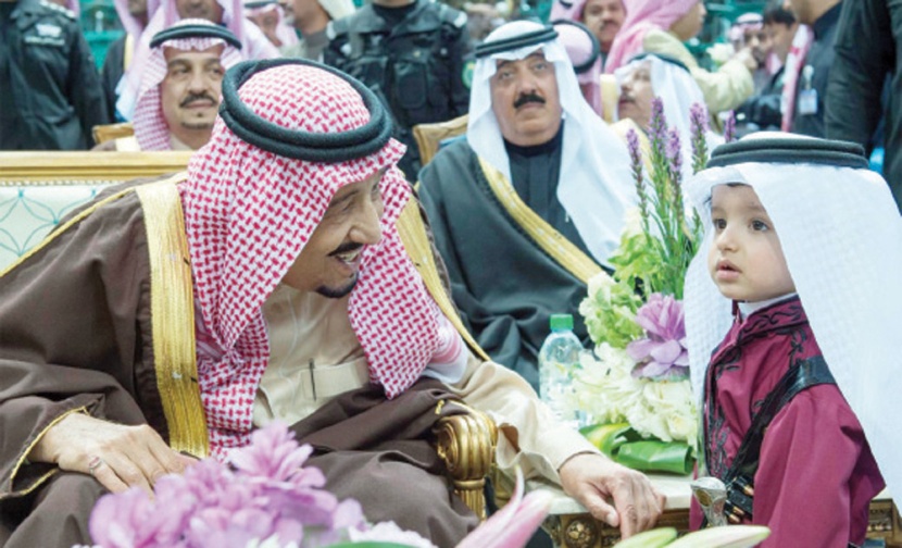 خادم الحرمين يرعى حفل العرضة السعودية