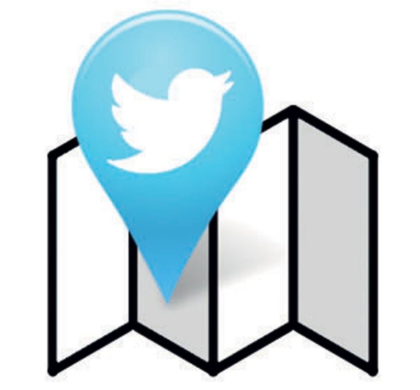 Tweetmap  لمتابعة التغريدات القريبة من المستخدم