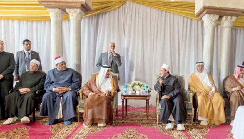 خادم الحرمين يزور الأزهر ويضع حجر الأساس لمدينة البعوث الإسلامية