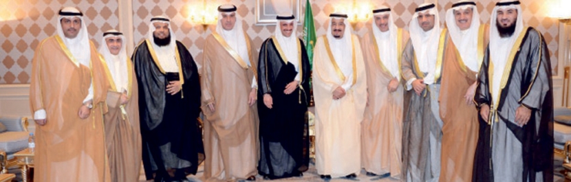 الملك سلمان يلتقي رئيس وأعضاء مجلس الأمة الكويتي