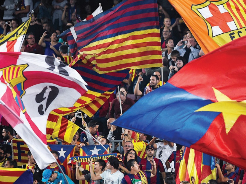 القضاء لبرشلونة: ارفعوا أعلام كتالونيا