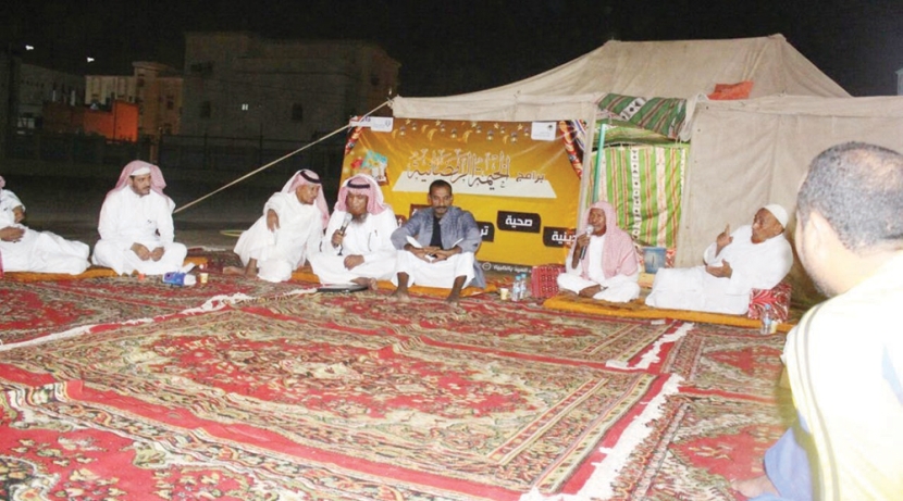 «السّاري وكرة المسحر والمزقرة» ..
أبرز برامج خيمة تنمية الظبية