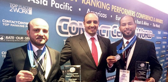 STC تحصد ميداليتين ذهبية وفضية في مسابقة Contact Center World