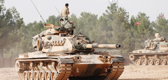الجيش التركي والتحالف الدولي يبدآن عملية
لتحرير جرابلس السورية من «داعش»