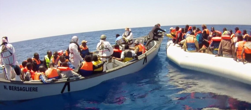 ايطاليا: إنقاذ 10 آلاف مهاجر بمياه المتوسط في 48 ساعة