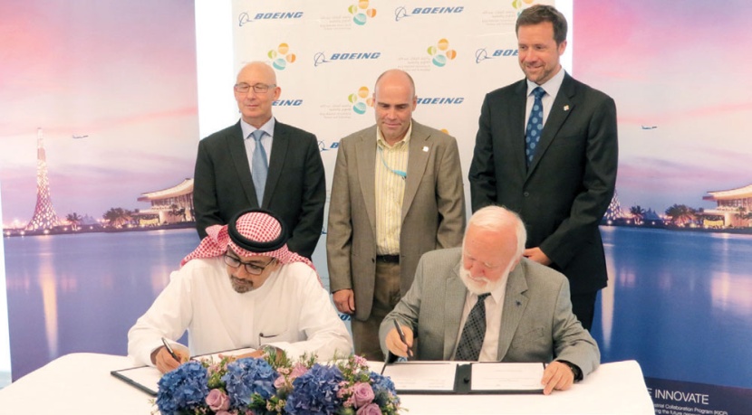 «بوينج» وجامعة الملك عبد الله تجددان شراكتهما في تنمية وتطوير الابتكارات في أبحاث الطيران