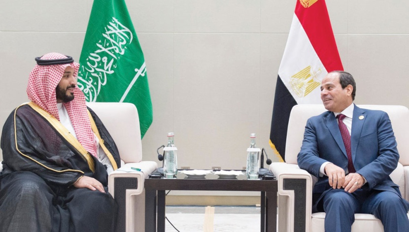 ولي ولي العهد يبحث مع الرئيس المصري مستجدات الأحداث العربية والدولية