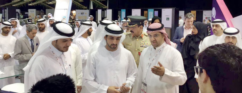 ولي عهد دبي يطلع على مشاركة  STC في جيتكس