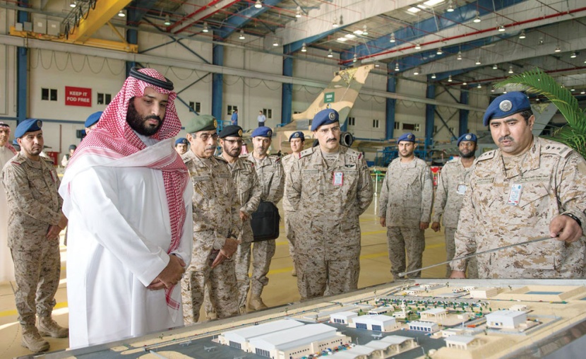 ولي ولي العهد يتفقد برنامج تطوير مقاتلات التورنيدو السعودية