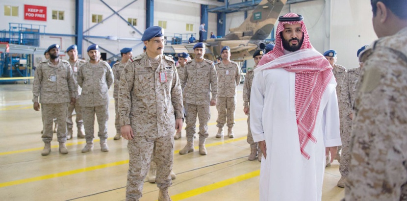 ولي ولي العهد يتفقد برنامج تطوير مقاتلات التورنيدو السعودية
