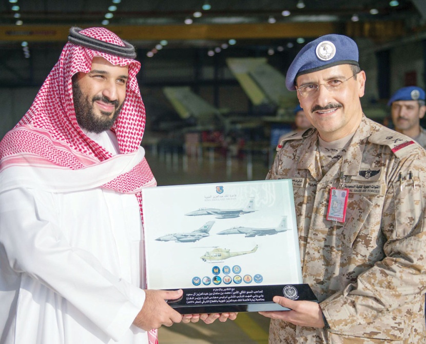 ولي ولي العهد يتفقد برنامج تطوير مقاتلات التورنيدو السعودية