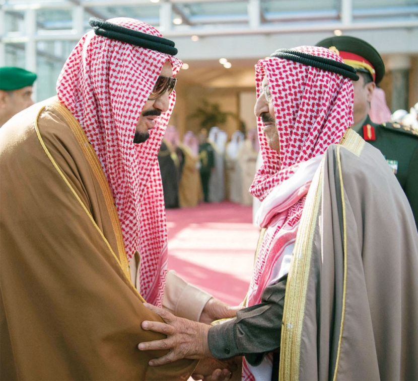 الملك لأمير الكويت:  مباحثاتنا عززت روابط الأخوة لما فيه تحقيق مصلحة بلدينا
