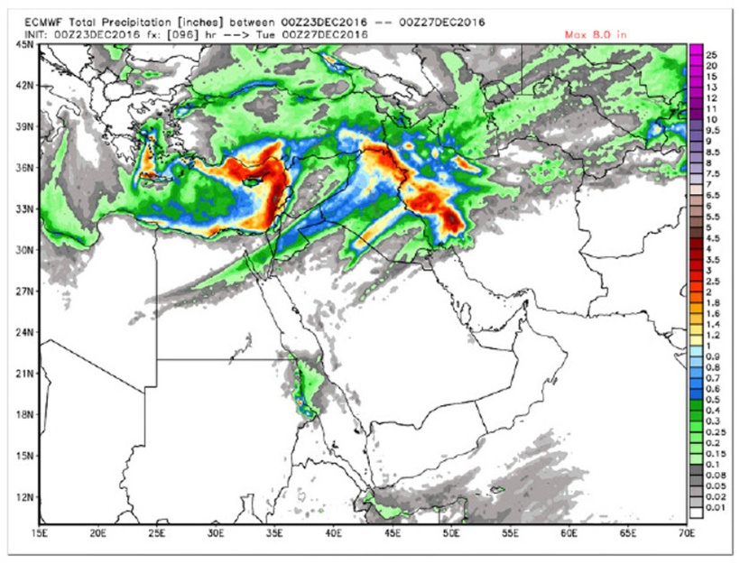 أمطار متوقعة على 5 مناطق سعودية