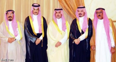 العويض يحتفل بزفافه