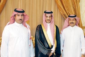 العويض يحتفل بزفافه