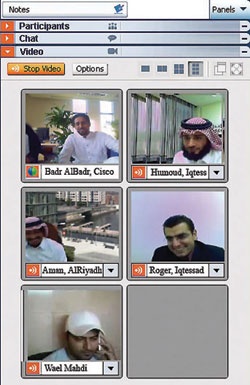 Web Ex تحتضن أول لقاء صحافي في السعودية عبر شبكة الإنترنت