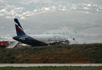 انذار بوجود قنبلة يجبر طائرة ركاب روسية على العودة الى اثينا