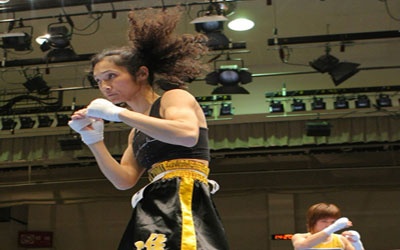 أربعينية يابانية تسعى للفوز بلقب عالمي في الملاكمة