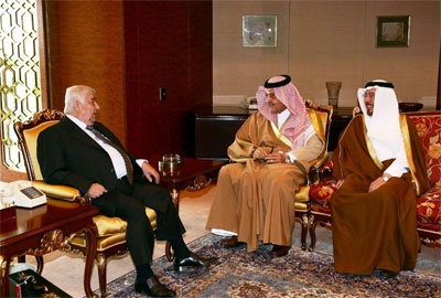 وزير الخارجية السوري يغادر الرياض