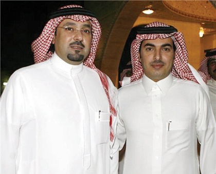 الأمير مشعل بن عبد الله في ضيافة الشيخ عبد الكريم الجربا