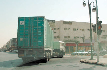 شاحنة في العاصمة